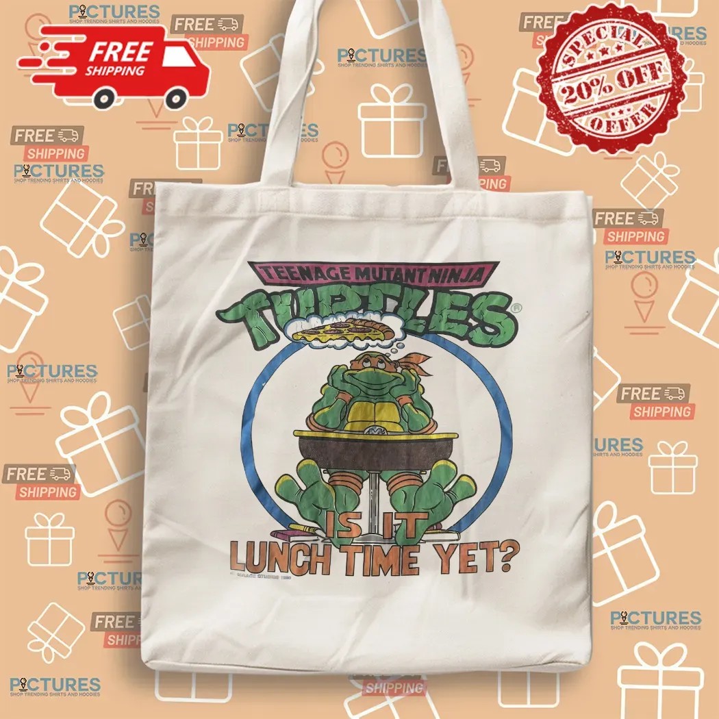 Teenage Mutant Ninja Turtles Is It Lunch Time Yet Vintage T Shirt