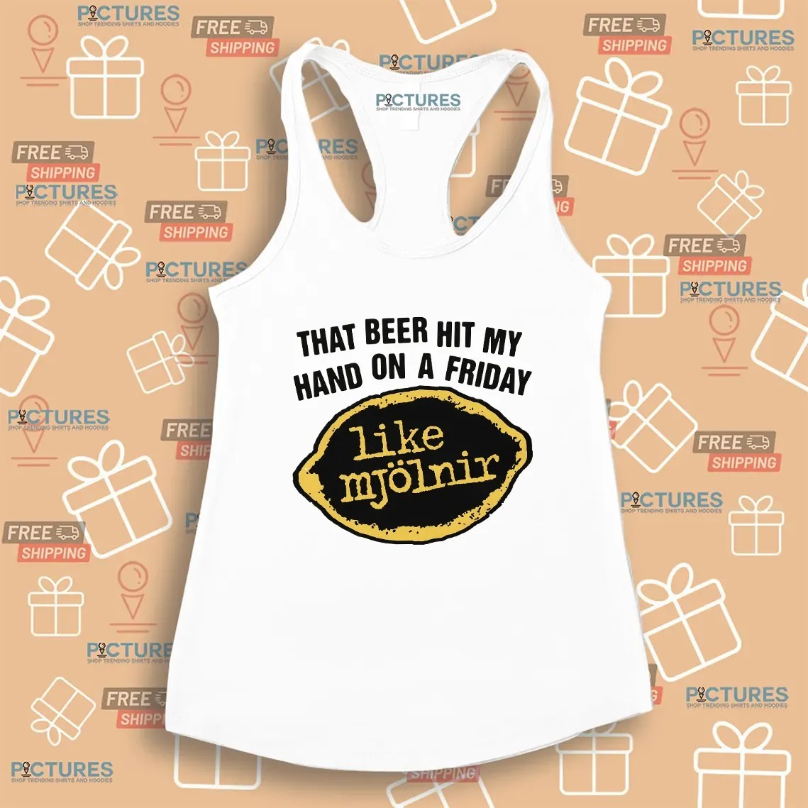 That Beer Hit My Hand On A Friday Like Mjölnir T Shirt That Beer Hit My Hand On A Friday Like Mjölnir T Shirt