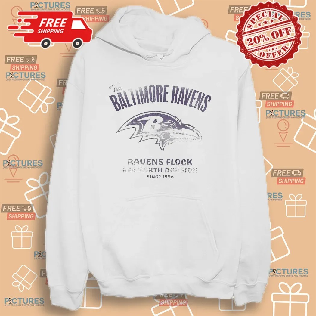 The Baltimore Ravens Flock AFC North Division Since 1996 T Shirt