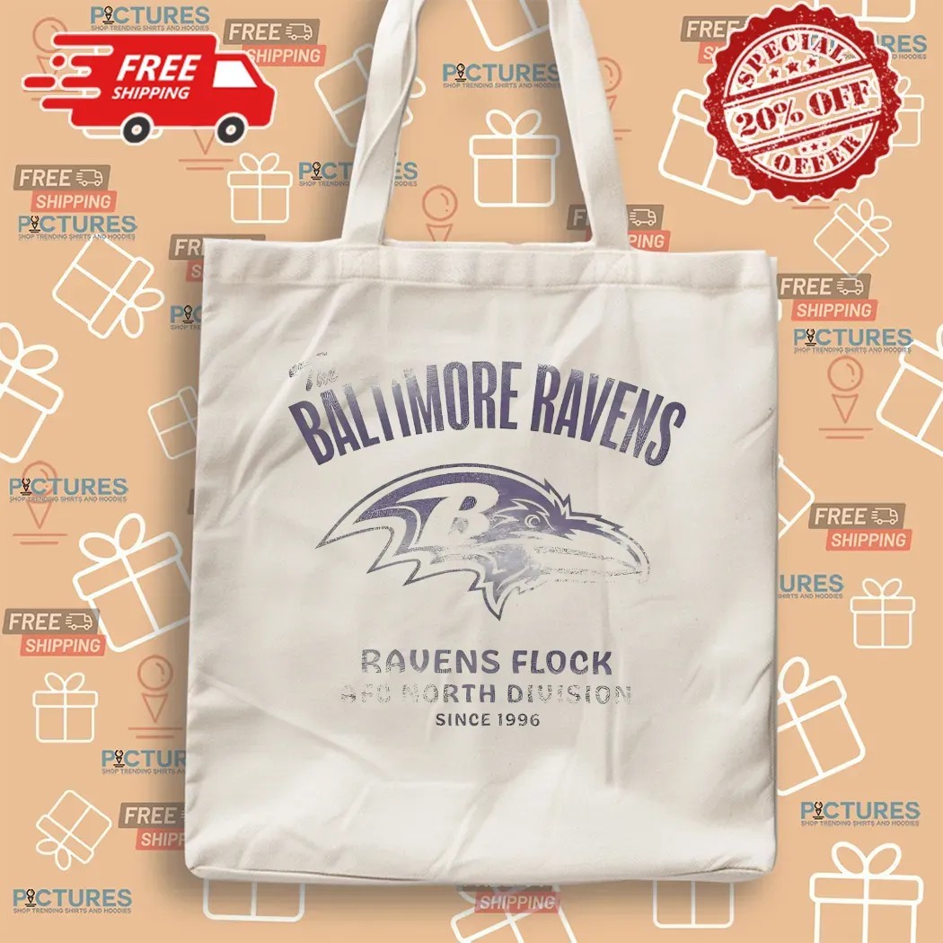 The Baltimore Ravens Flock AFC North Division Since 1996 T Shirt