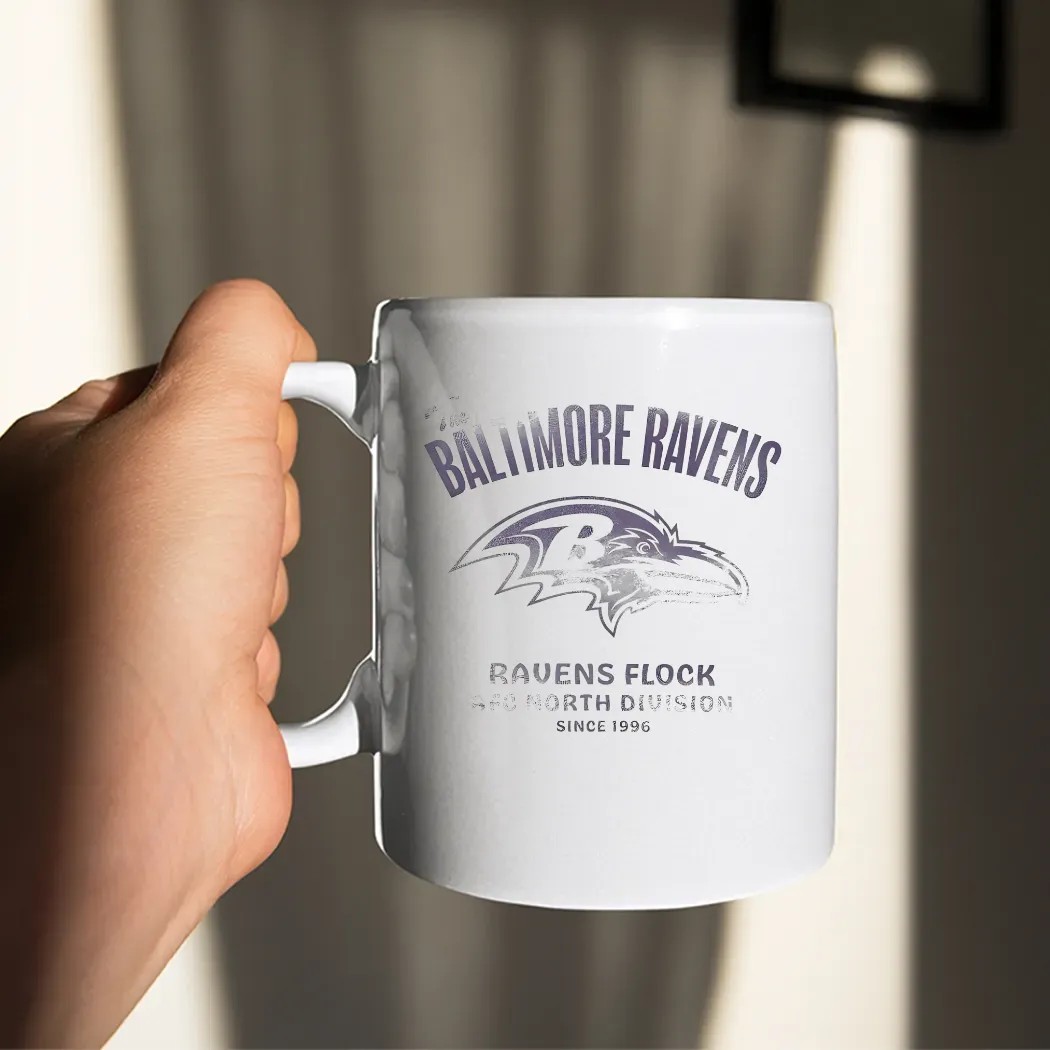 The Baltimore Ravens Flock AFC North Division Since 1996 T Shirt