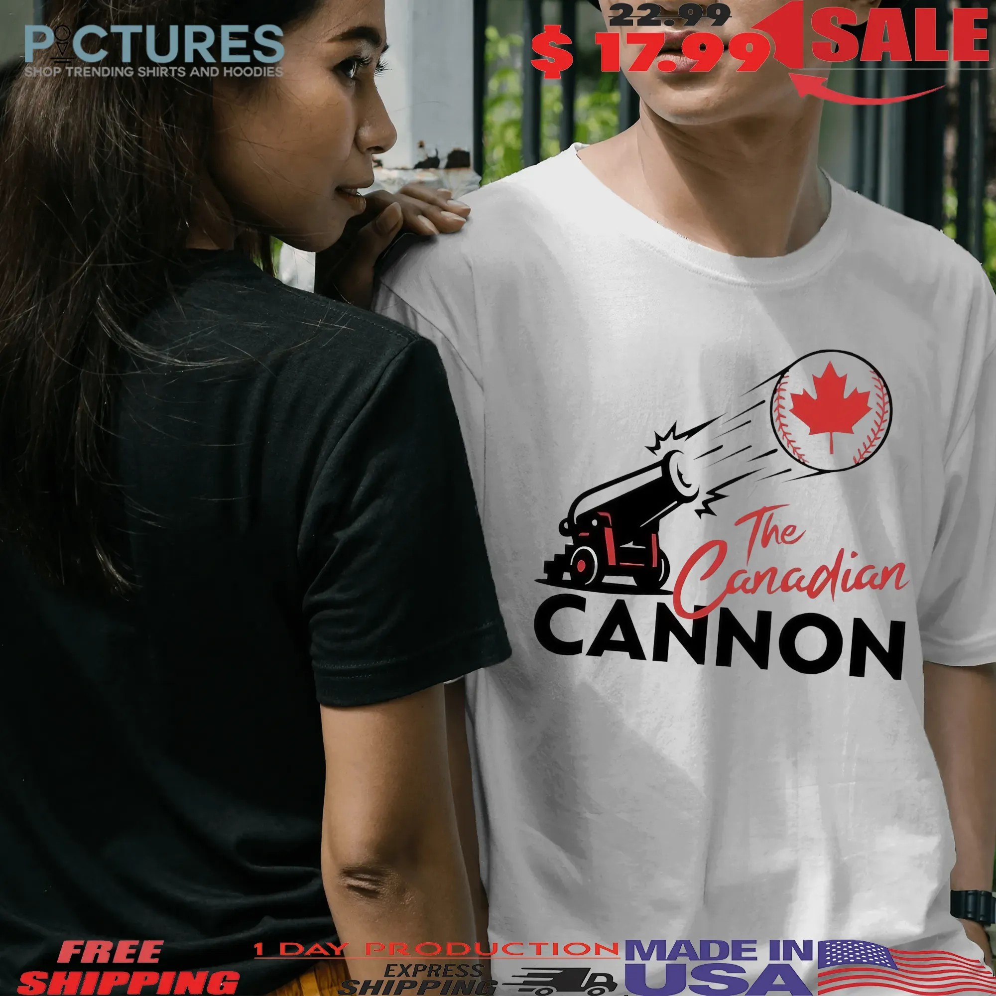 The Canadian Cannon Jonah Tong 16 Start Day Double Sided T Shirt