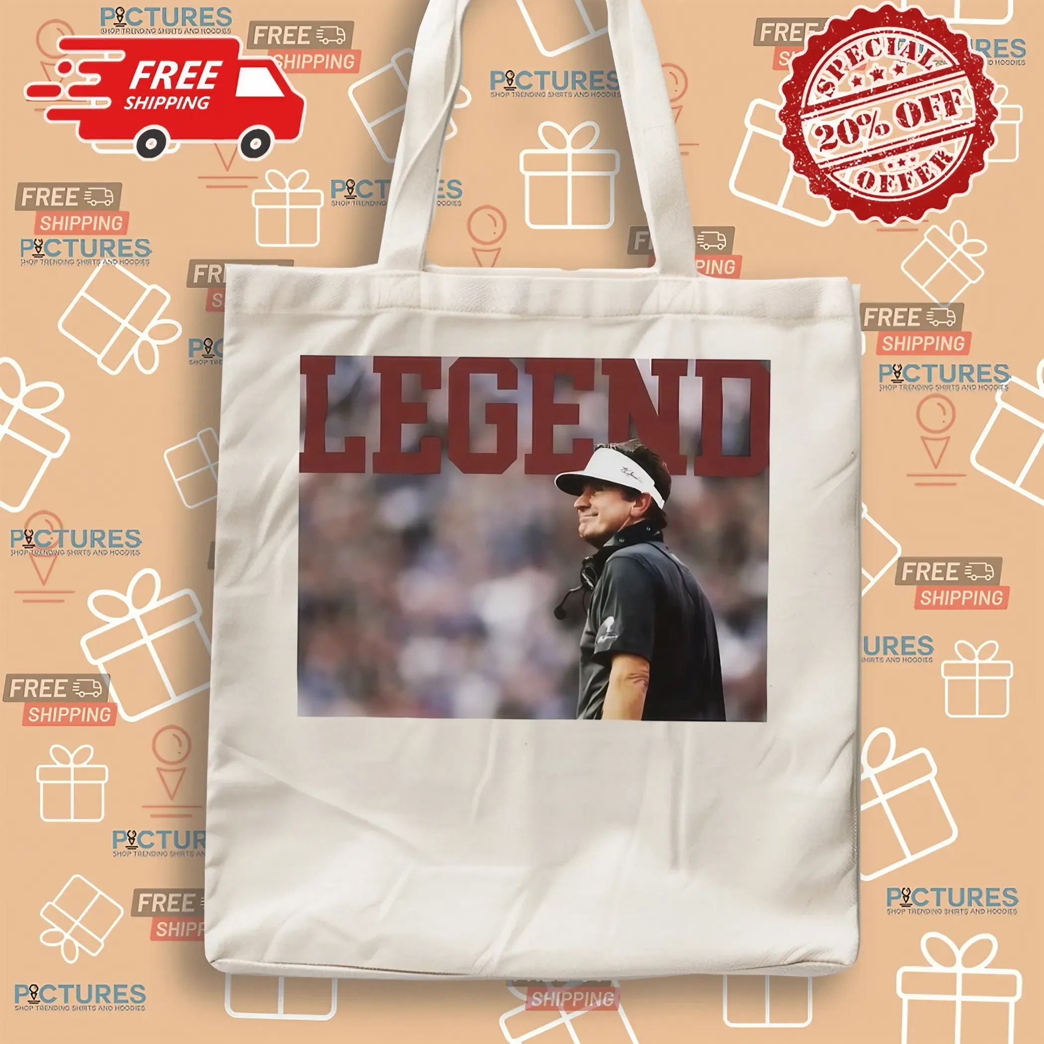 The Columbia Legend Jerry Glanville Head Coach Atlanta Falcons Photo T Shirt