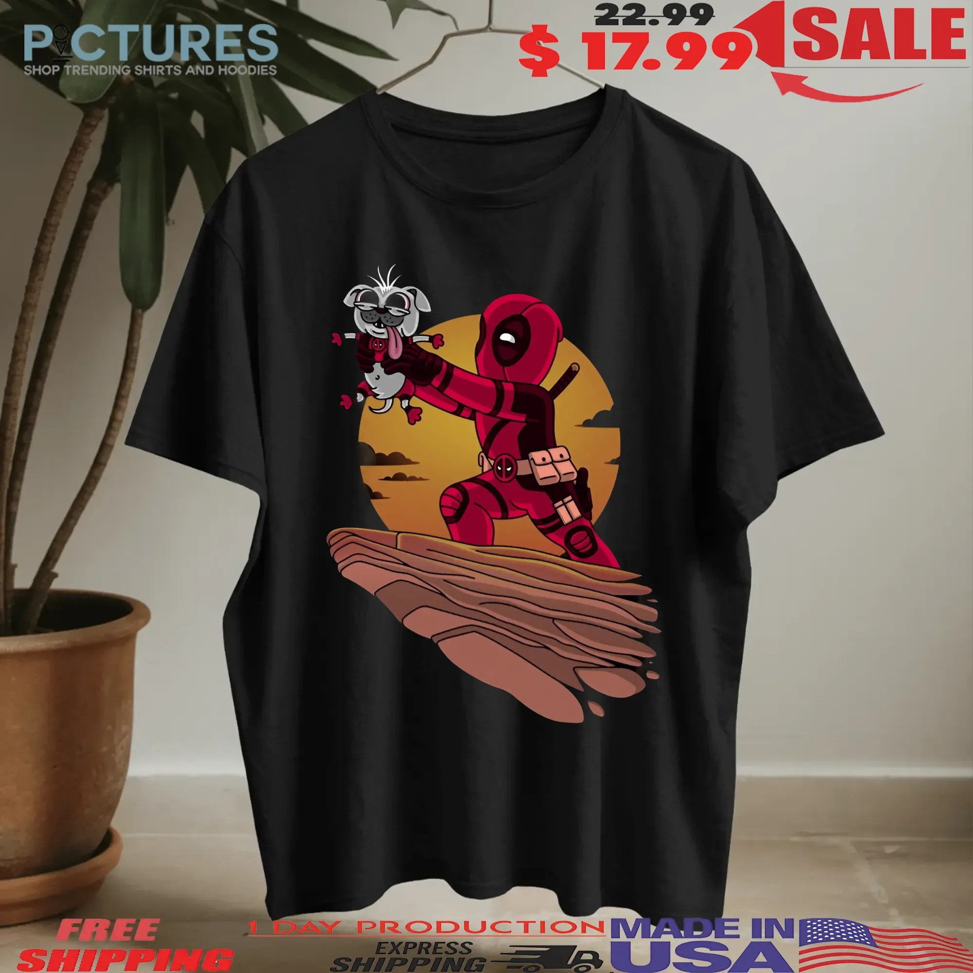 The Dog King Deadpool The Lion King Parody Meme T Shirt