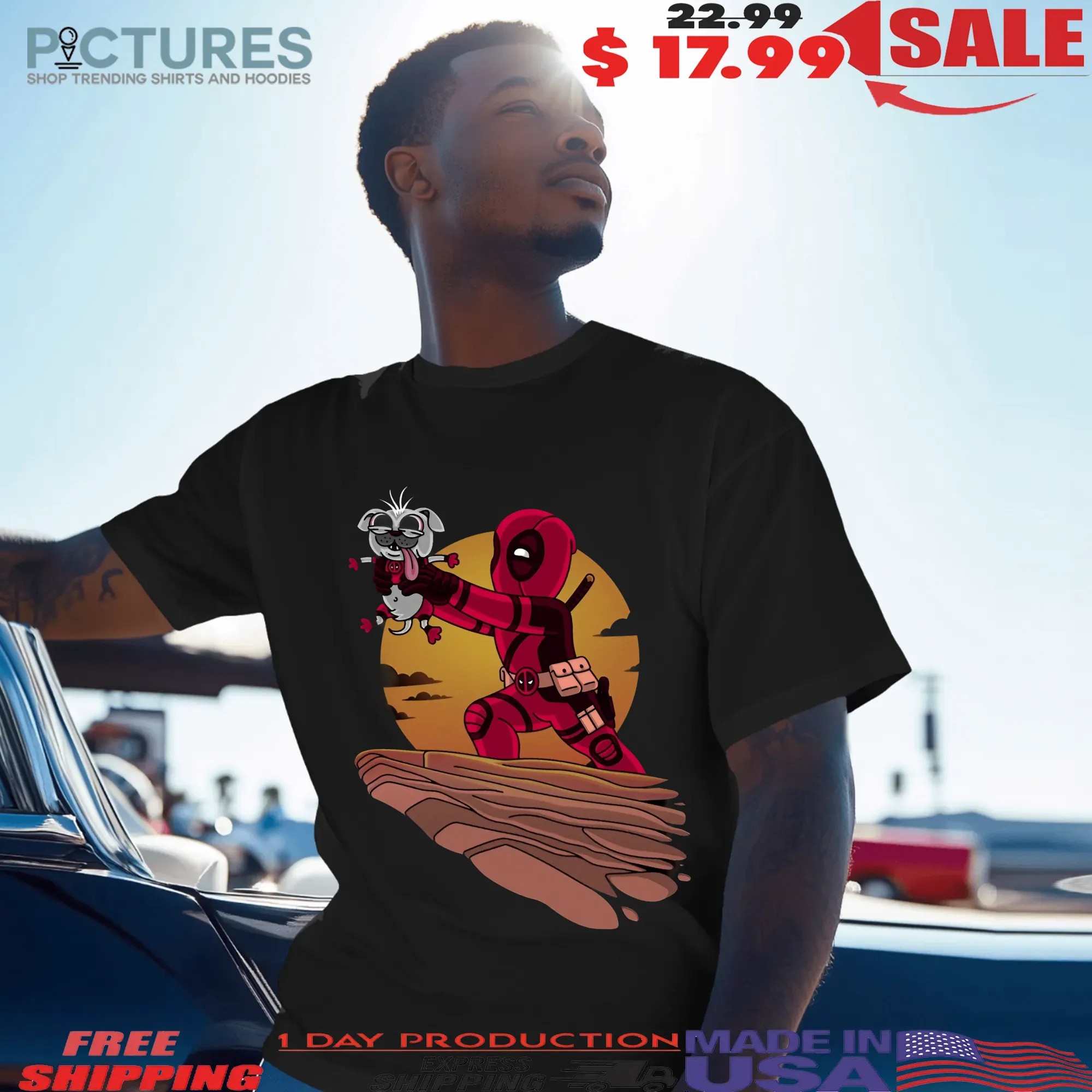The Dog King Deadpool The Lion King Parody Meme T Shirt
