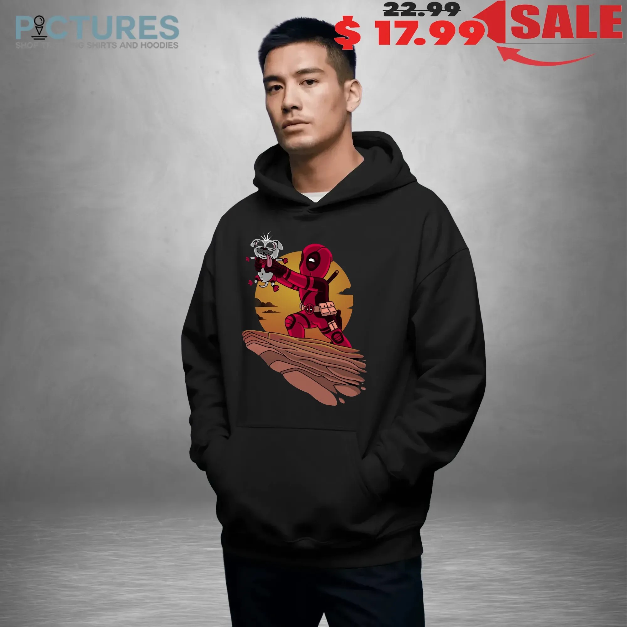 The Dog King Deadpool The Lion King Parody Meme T Shirt