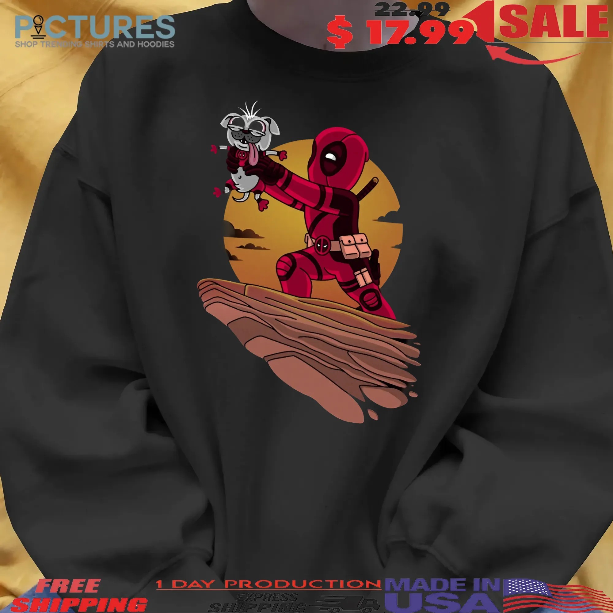 The Dog King Deadpool The Lion King Parody Meme T Shirt