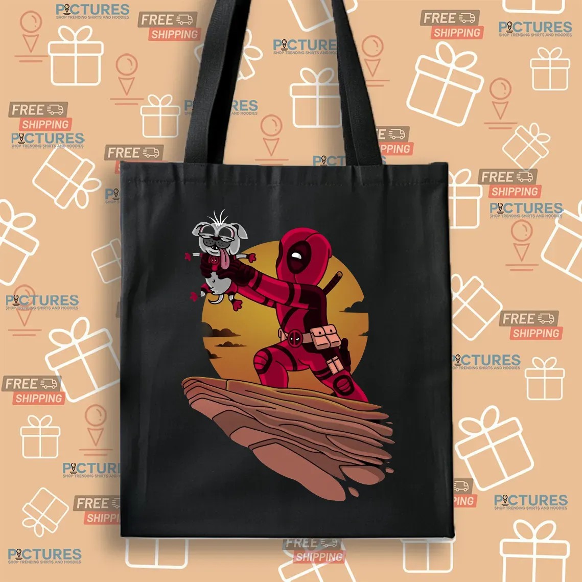 The Dog King Deadpool The Lion King Parody Meme T Shirt