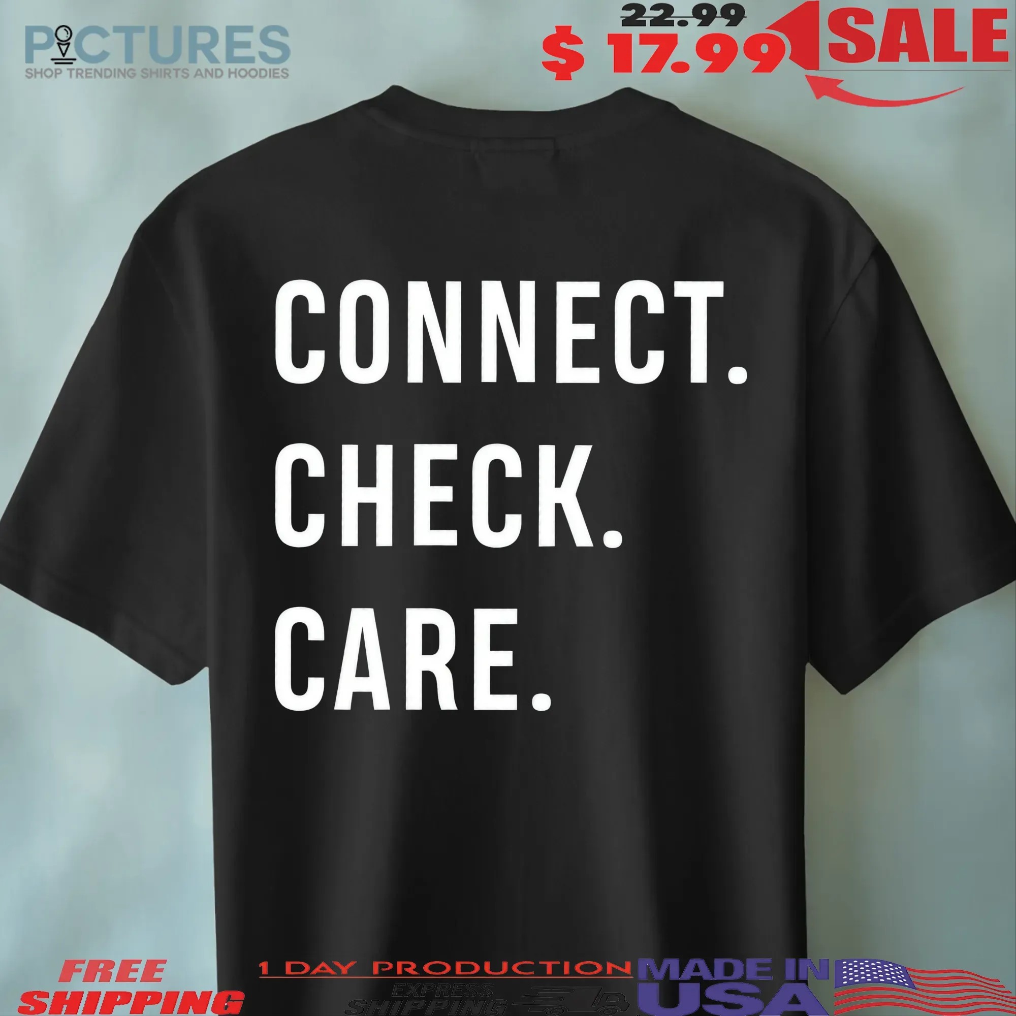 The Trust Connect Check Care T Shirt