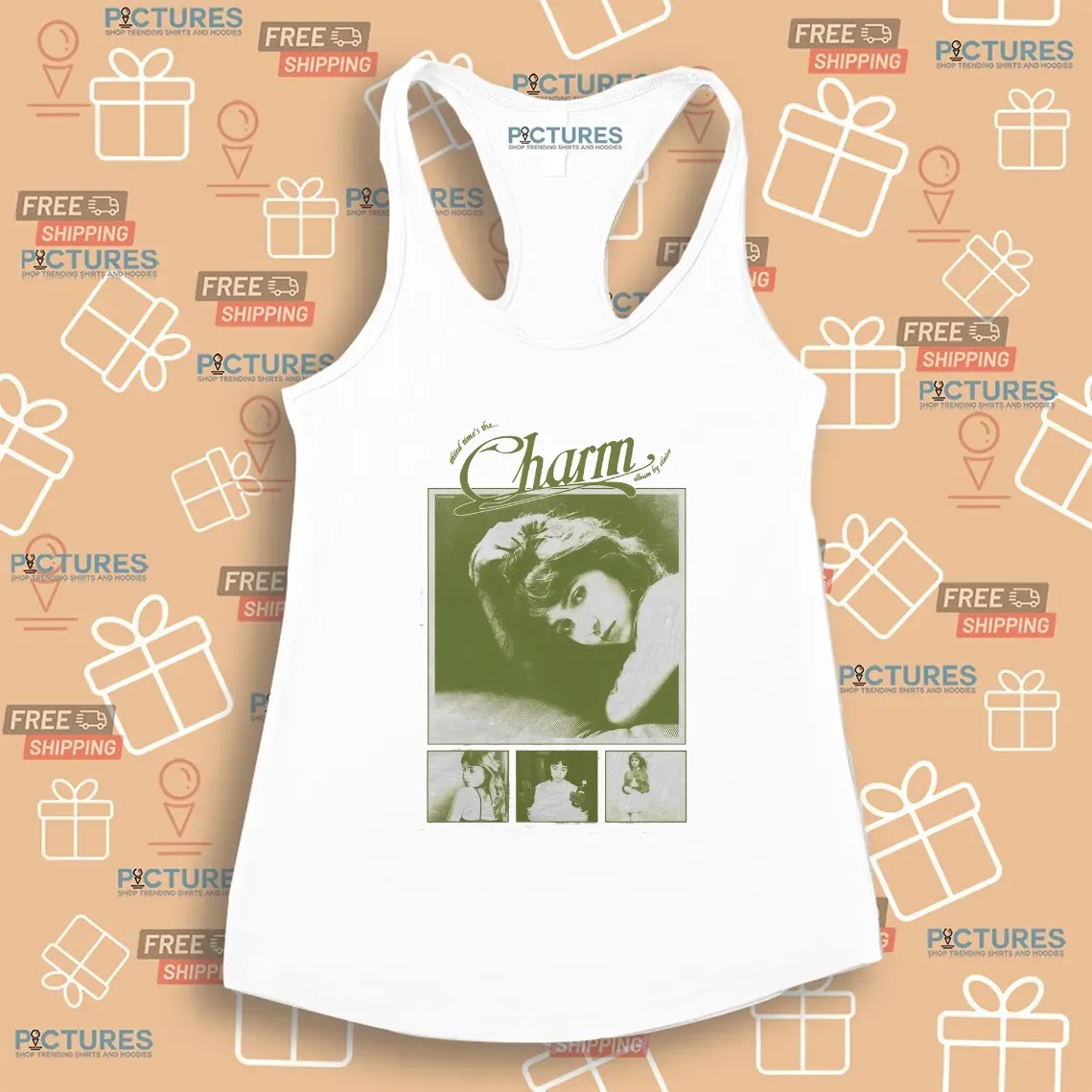 Third Time's The Charm Album By Clairo Portrait T Shirt