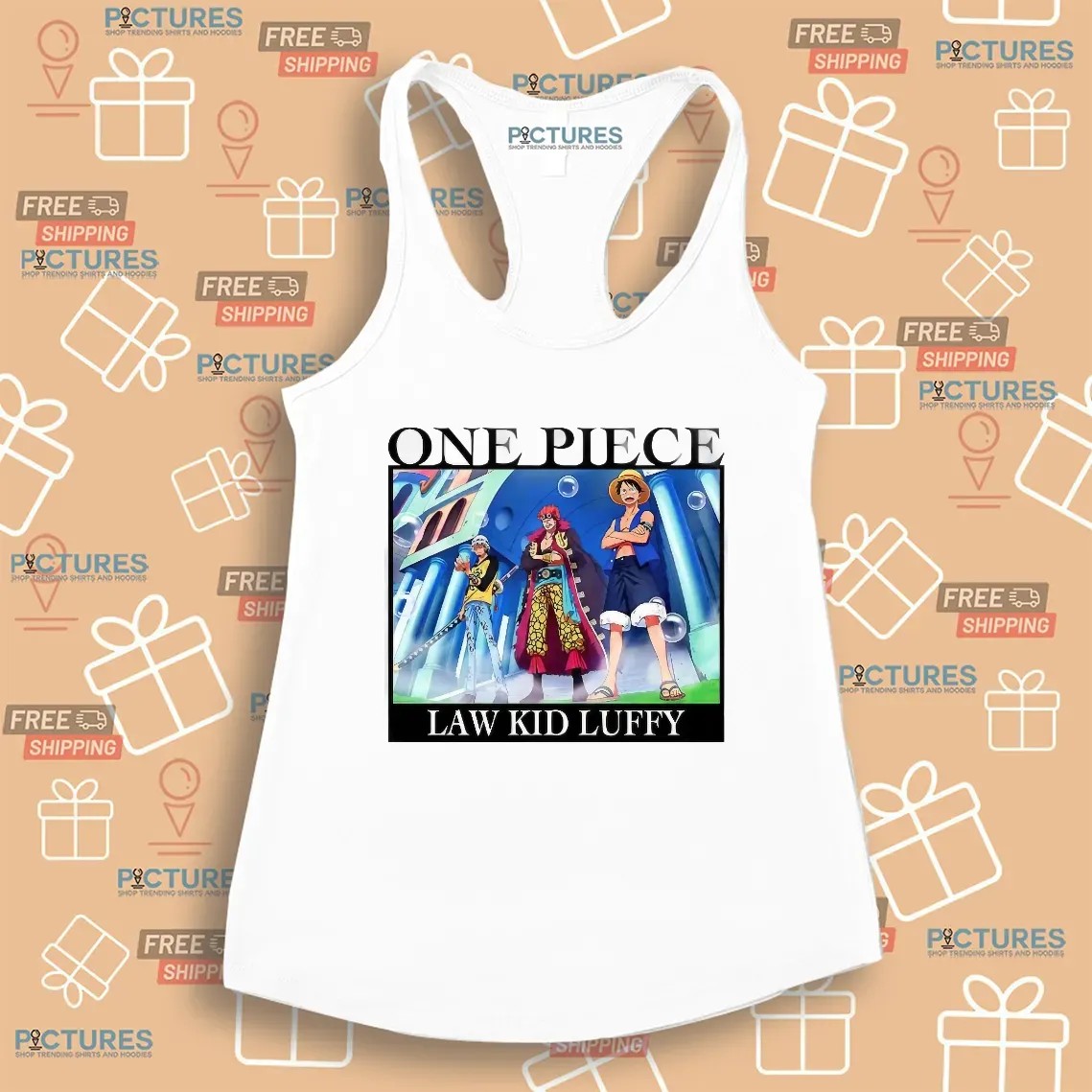 Tom Brady Confirmed OP Fan Wearing Law Kid Luffy T Shirt