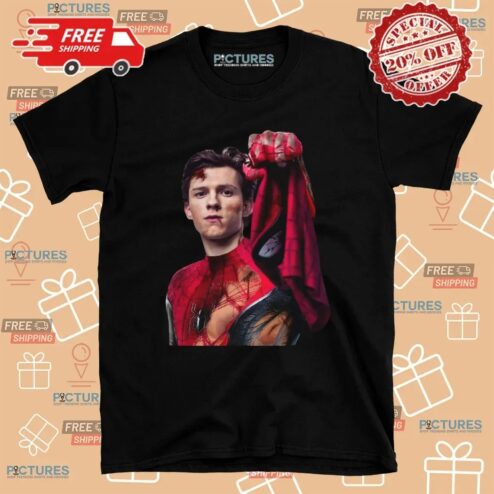 Tom Holland Spider Man 2025 Portrait T Shirt