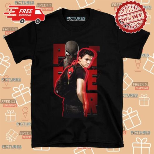 Tom Holland and Spider Man 2025 Peter Parker Looking Back T Shirt