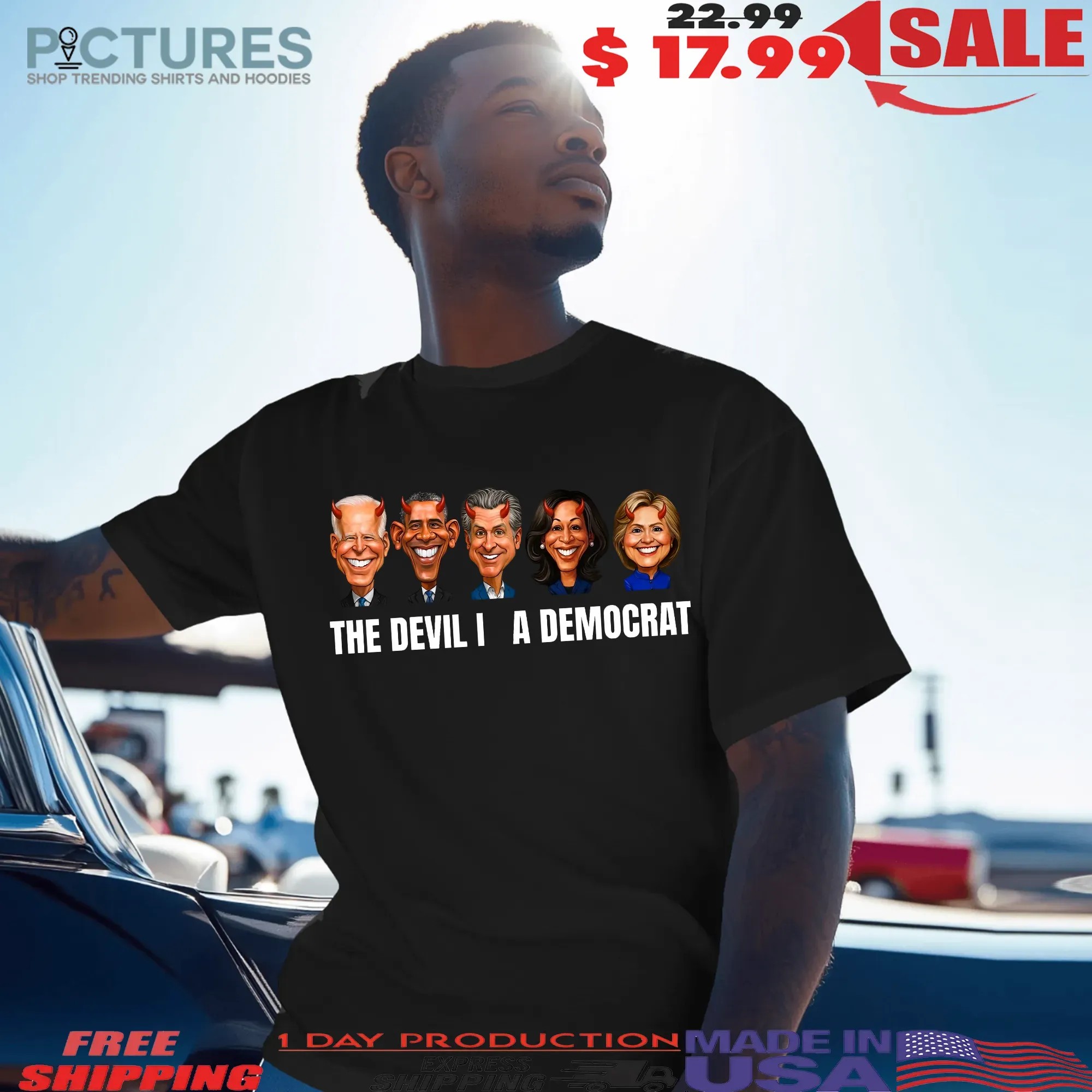 Tom MacDonald The Devil Is A Democrat Former Presidents T Shirt