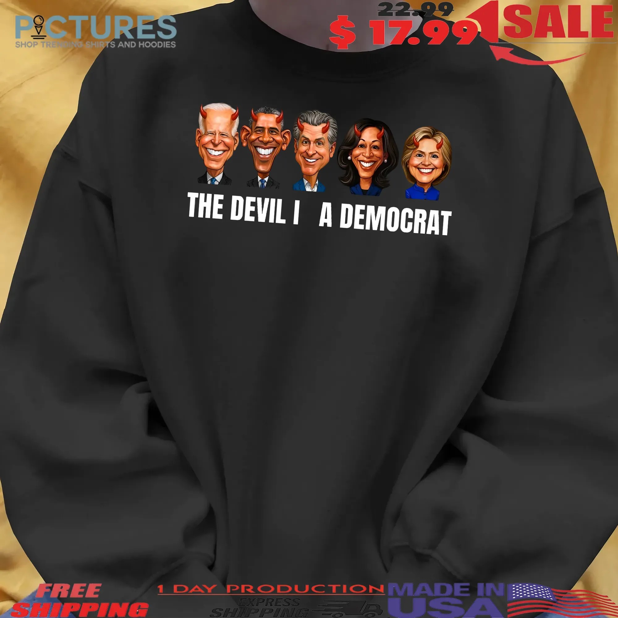Tom MacDonald The Devil Is A Democrat Former Presidents T Shirt