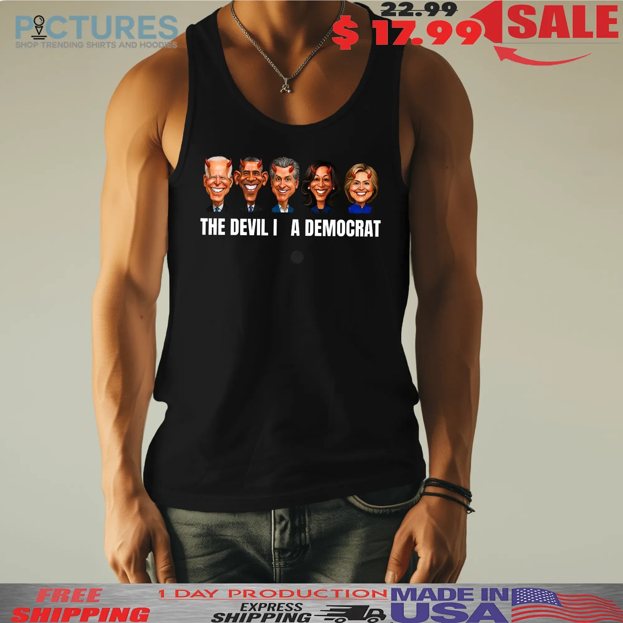 Tom MacDonald The Devil Is A Democrat Former Presidents T Shirt