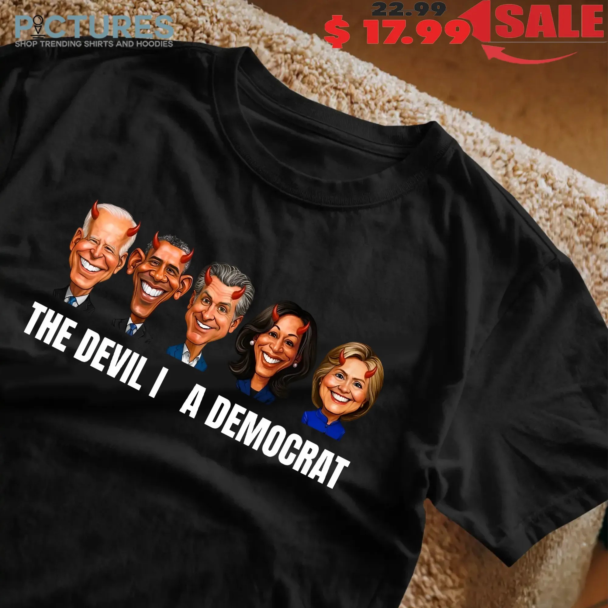 Tom MacDonald The Devil Is A Democrat Former Presidents T Shirt