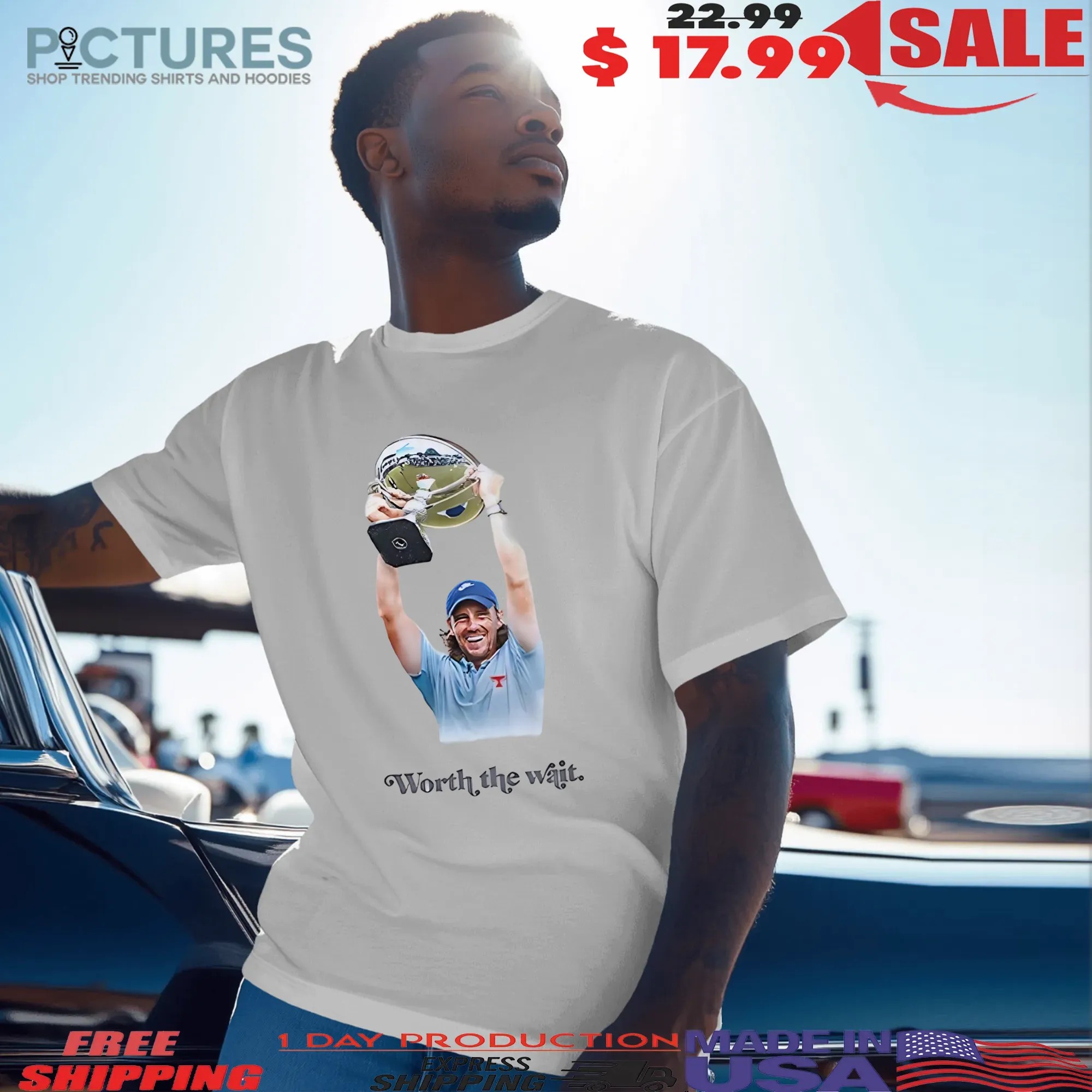 Tommy Fleetwood Worth The Wait Pga Tour Champion 2025 T Shirt