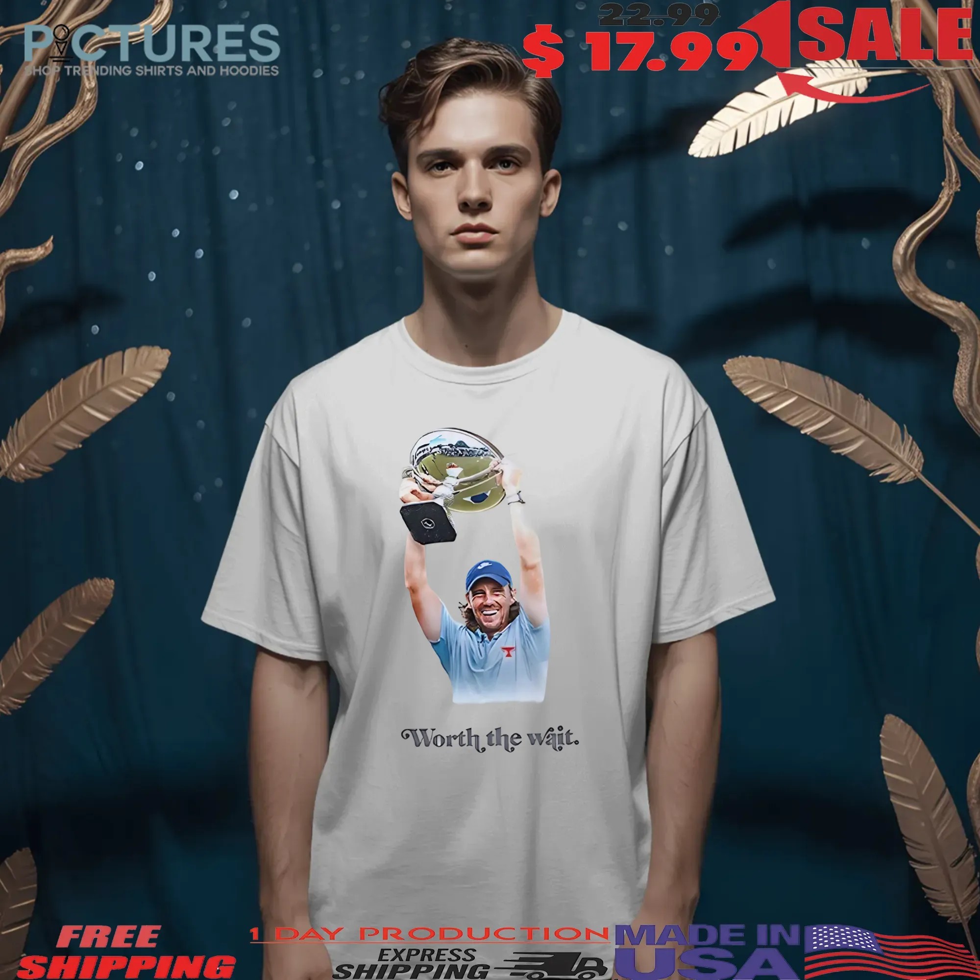 Tommy Fleetwood Worth The Wait Pga Tour Champion 2025 T Shirt