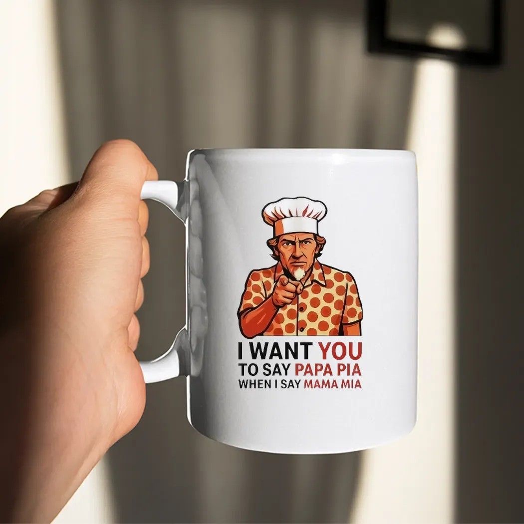 Tony Pepperoni I Want You To Say Papa Pia When I Say Mama Mia Uncle Sam Parody T Shirt Tony Pepperoni I Want You To Say Papa Pia When I Say Mama Mia Uncle Sam Parody T Shirt