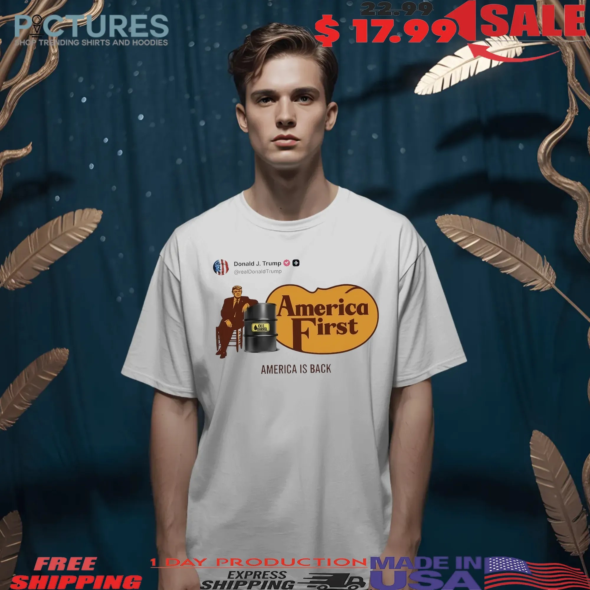 Trump America First America Is Back Cracker Barrel Parody T Shirt Trump America First America Is Back Cracker Barrel Parody T Shirt