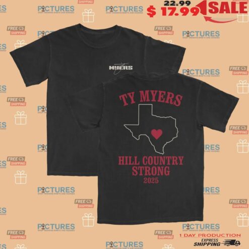 Ty Myers Hill In Country Strong 2025 T Shirt