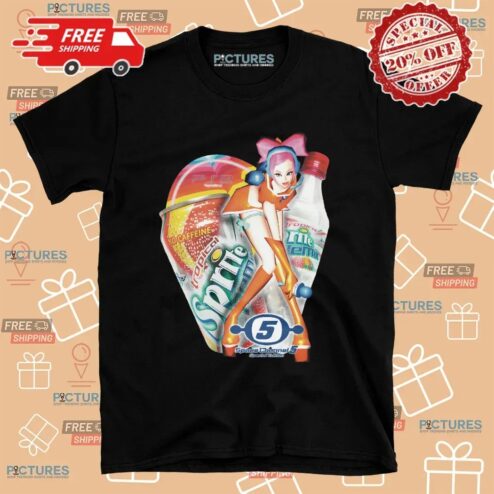 Ulala Space Channel 5 Special Edition Tropical Sprite No Caffeine Soft Drink Game Mashup T Shirt