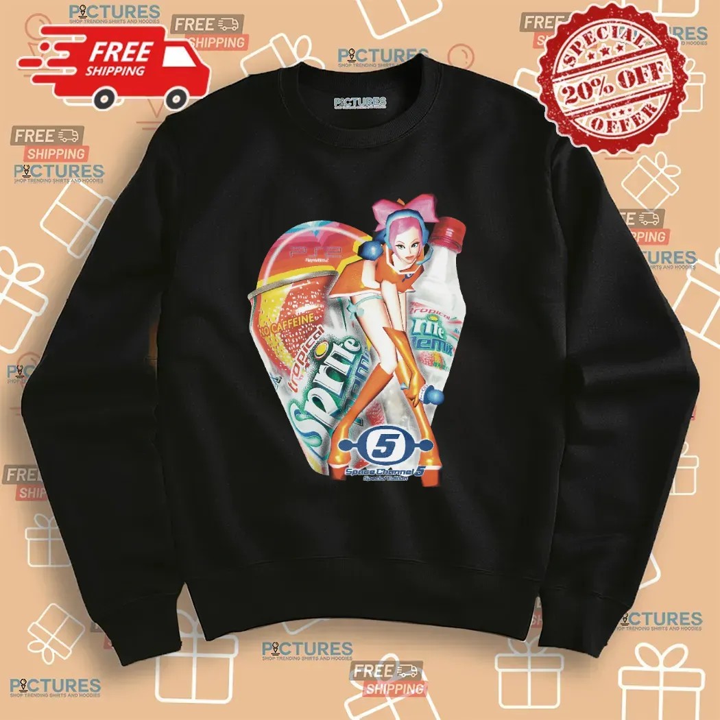 Ulala Space Channel 5 Special Edition Tropical Sprite No Caffeine Soft Drink Game Mashup T Shirt