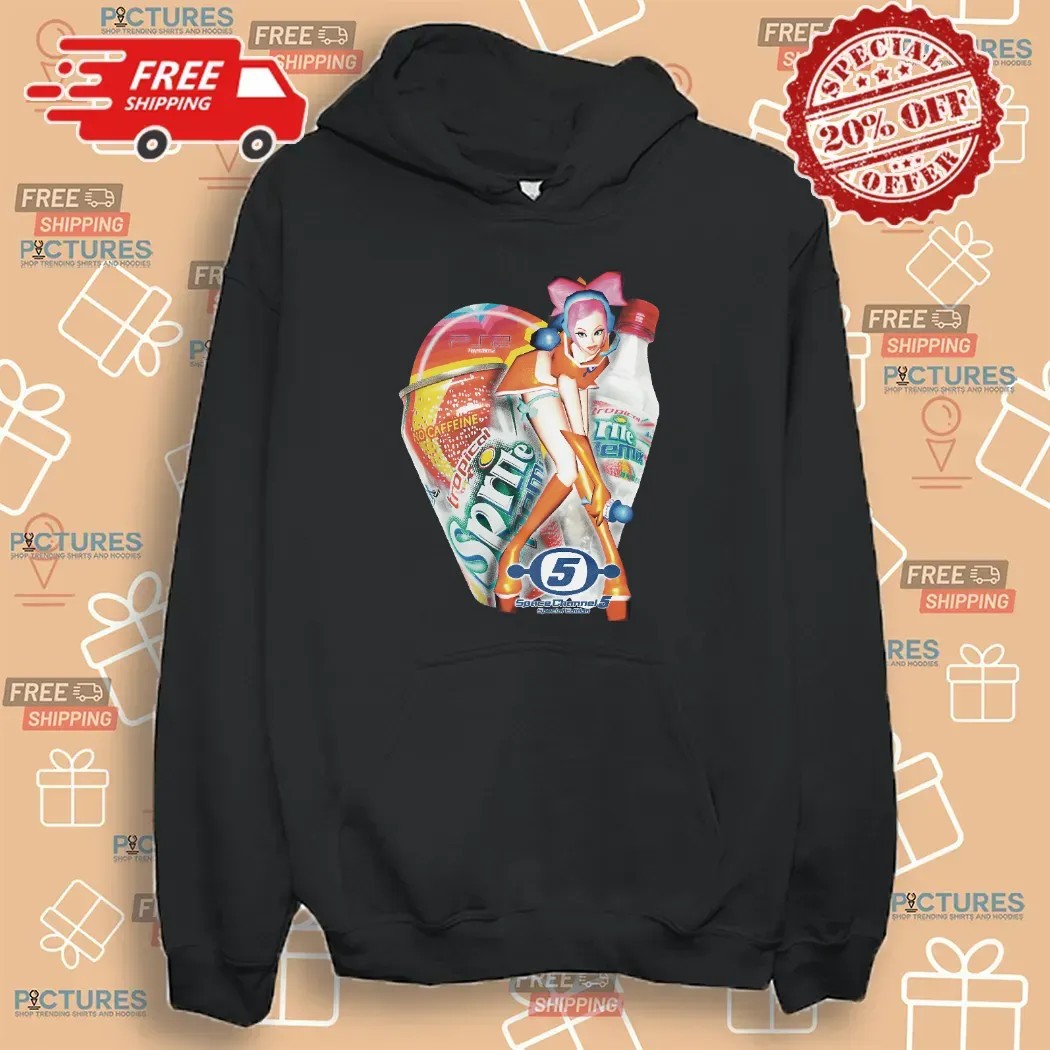 Ulala Space Channel 5 Special Edition Tropical Sprite No Caffeine Soft Drink Game Mashup T Shirt