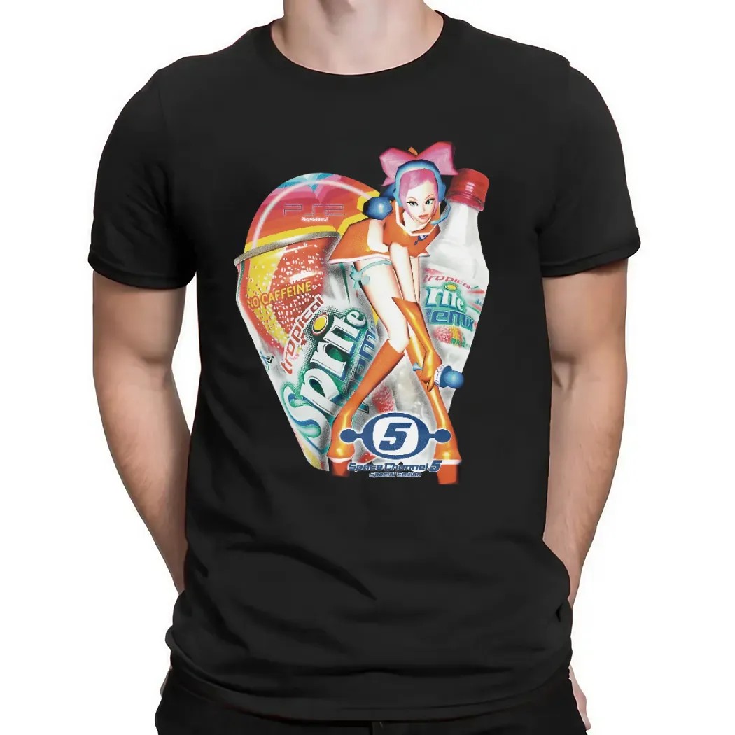 Ulala Space Channel 5 Special Edition Tropical Sprite No Caffeine Soft Drink Game Mashup T Shirt