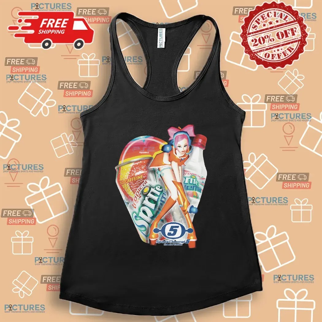 Ulala Space Channel 5 Special Edition Tropical Sprite No Caffeine Soft Drink Game Mashup T Shirt
