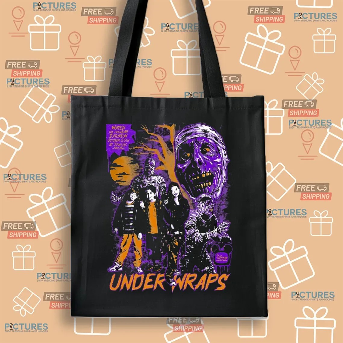 Under Wraps Watch The Premear Saturday October 25th Disney Channel 2025 Halloween T Shirt