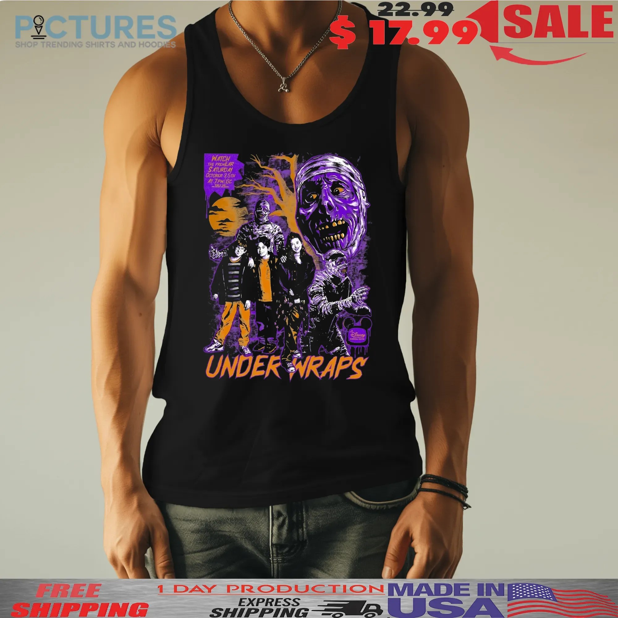 Under Wraps Watch The Premear Saturday October 25th Disney Channel 2025 Halloween T Shirt