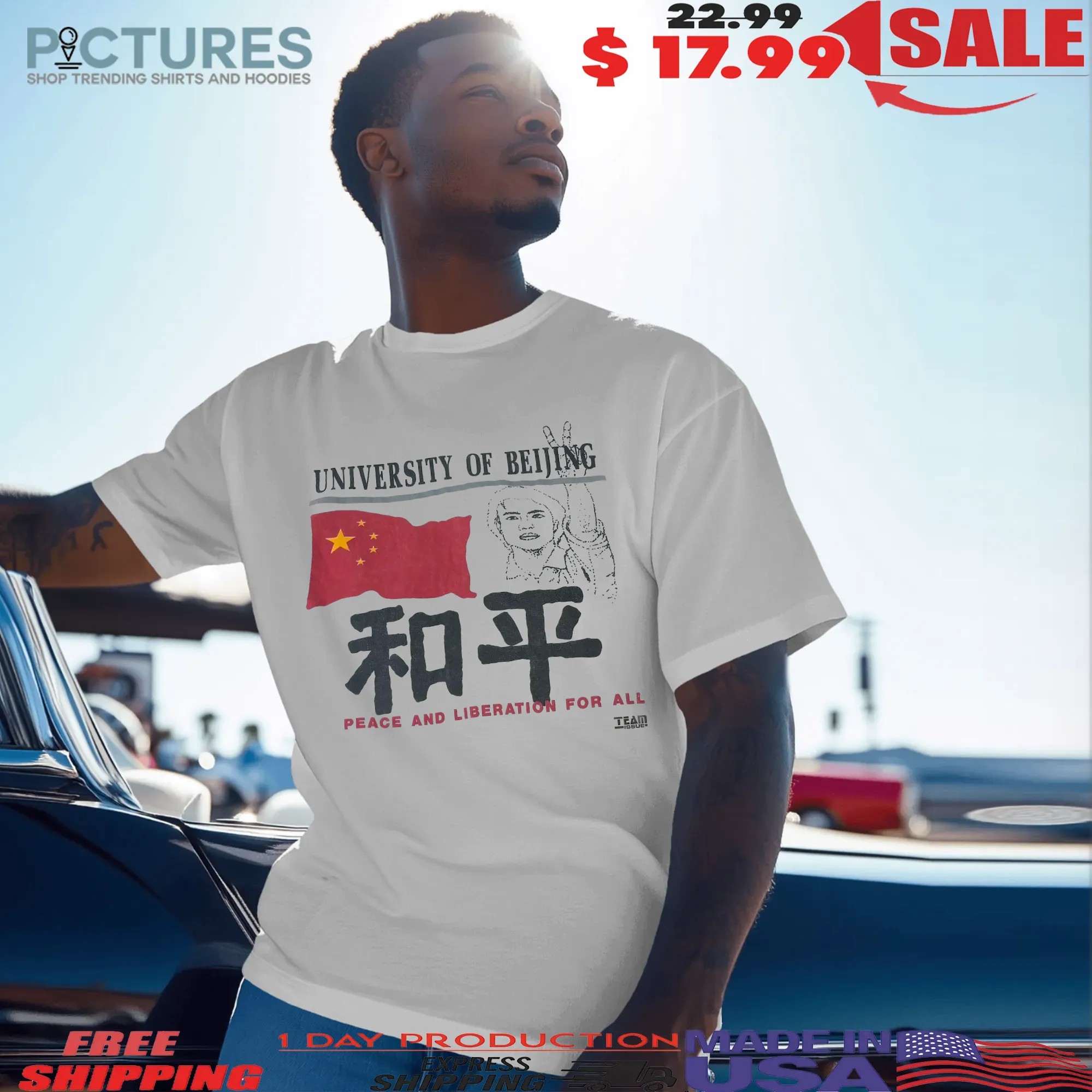University Of Beijing Peace And Liberation For All Remember T Shirt