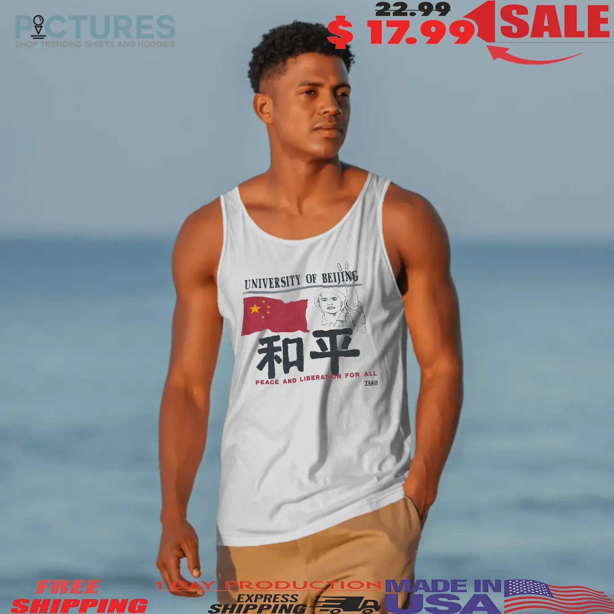 University Of Beijing Peace And Liberation For All Remember T Shirt