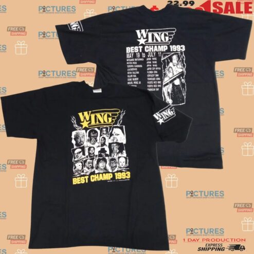 W ING Best Champ Tour 1993 Vintage T Shirt