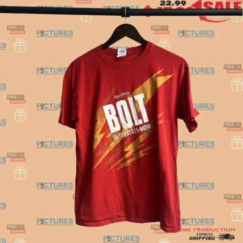 Walt Disney Bolt In Theatres Now Eat Danger For Breakfast T Shirt