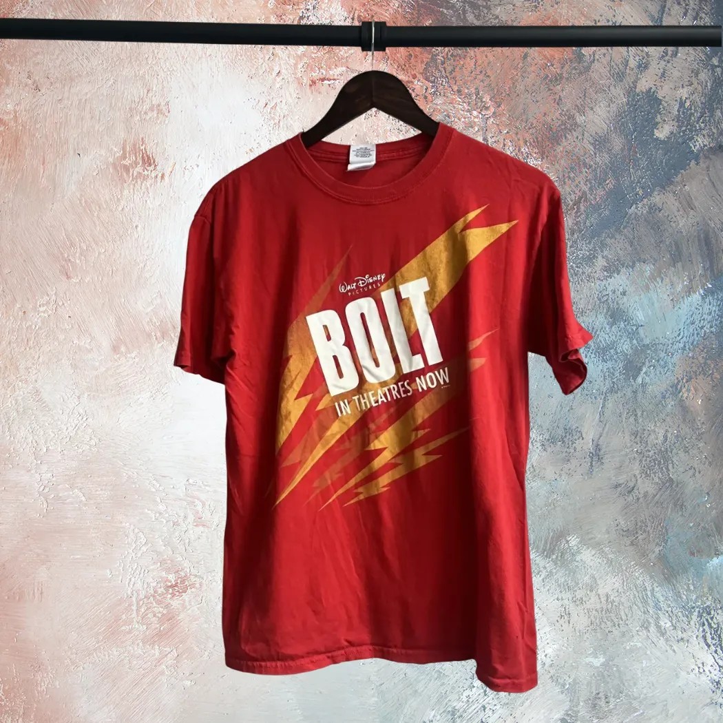 Walt Disney Bolt In Theatres Now Eat Danger For Breakfast T Shirt