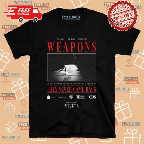 Weapons They Never Came Back Only In Theaters August 8 2025 Movie Vintage T Shirt