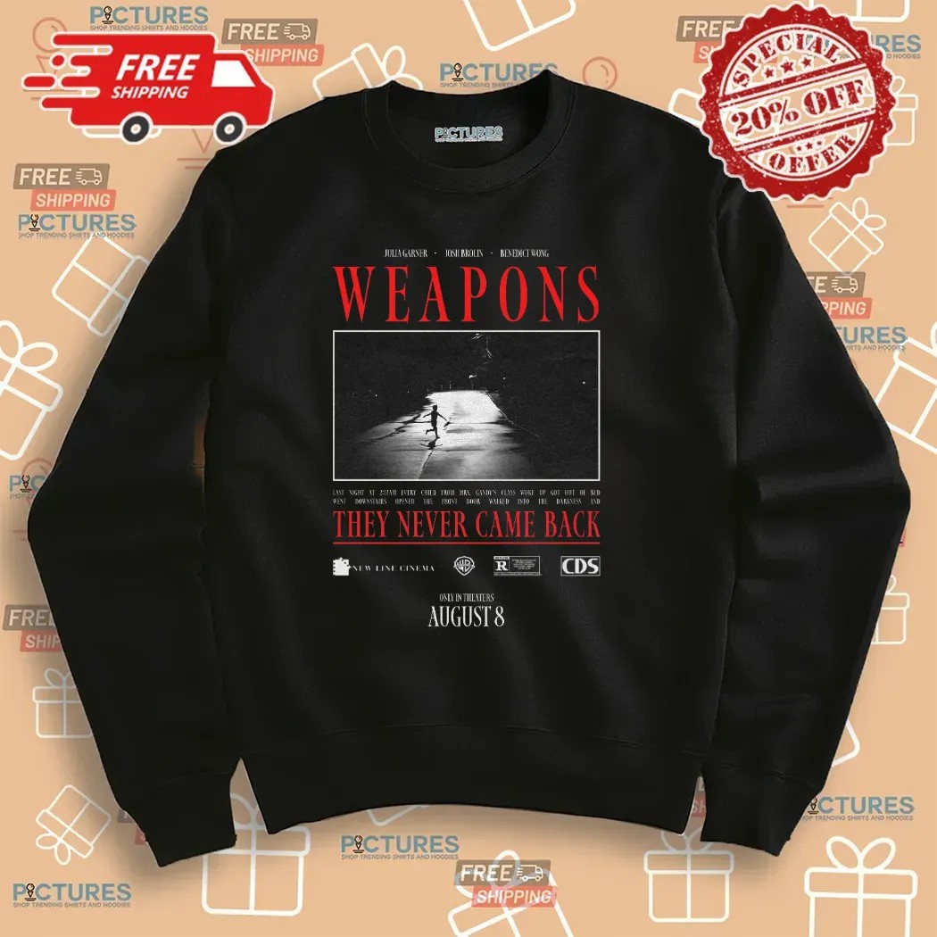 Weapons They Never Came Back Only In Theaters August 8 2025 Movie Vintage T Shirt