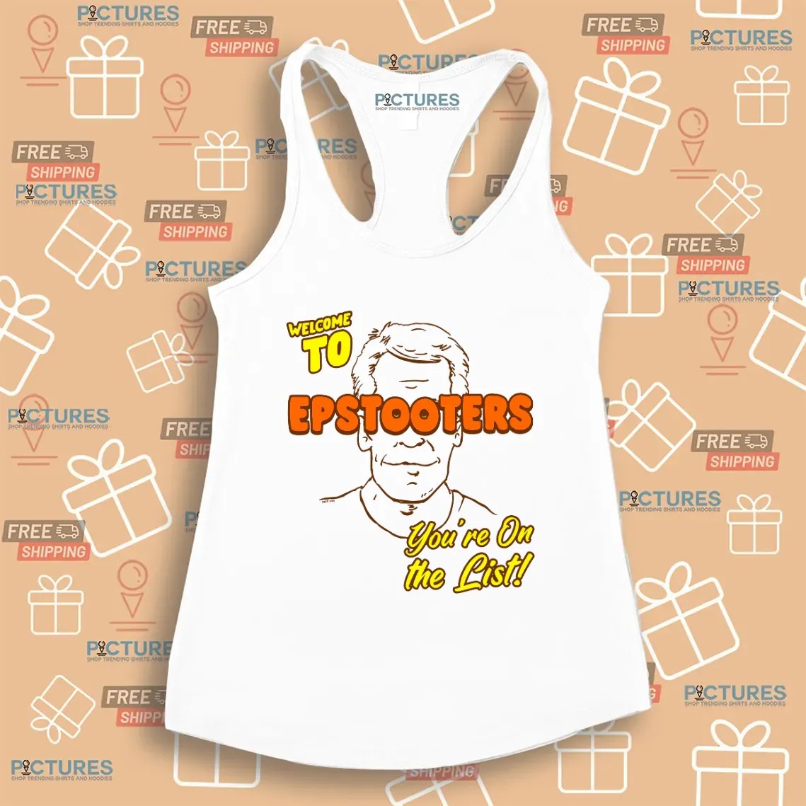 Welcome To Epstooters You're On The List Jeffrey Epstein Graphic T Shirt