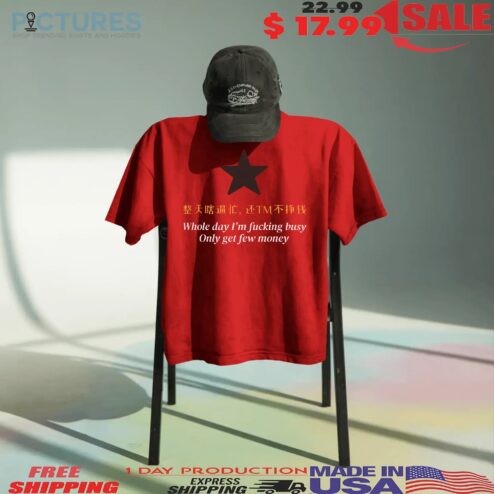 Whole Day I'm Fucking Busy Only Get Few Money T Shirt