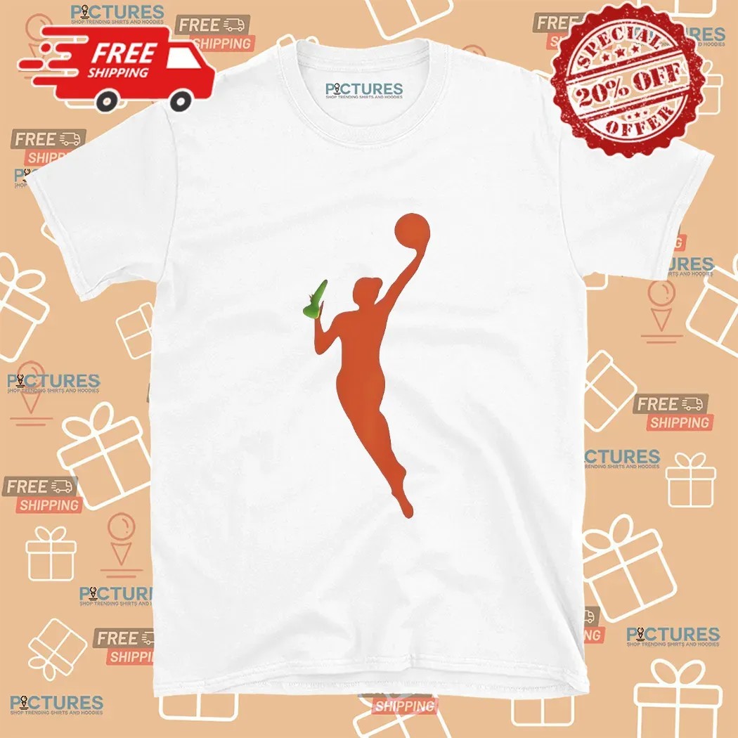Wnba Logo Holding Green Dildo Meme T Shirt