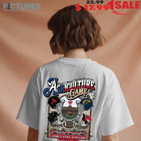 Wreck 'Em Tech Can't Beat Texas Cotton Celebrate Agriculture Gameday Texas Tech vs Kent State 2025 September T Shirt