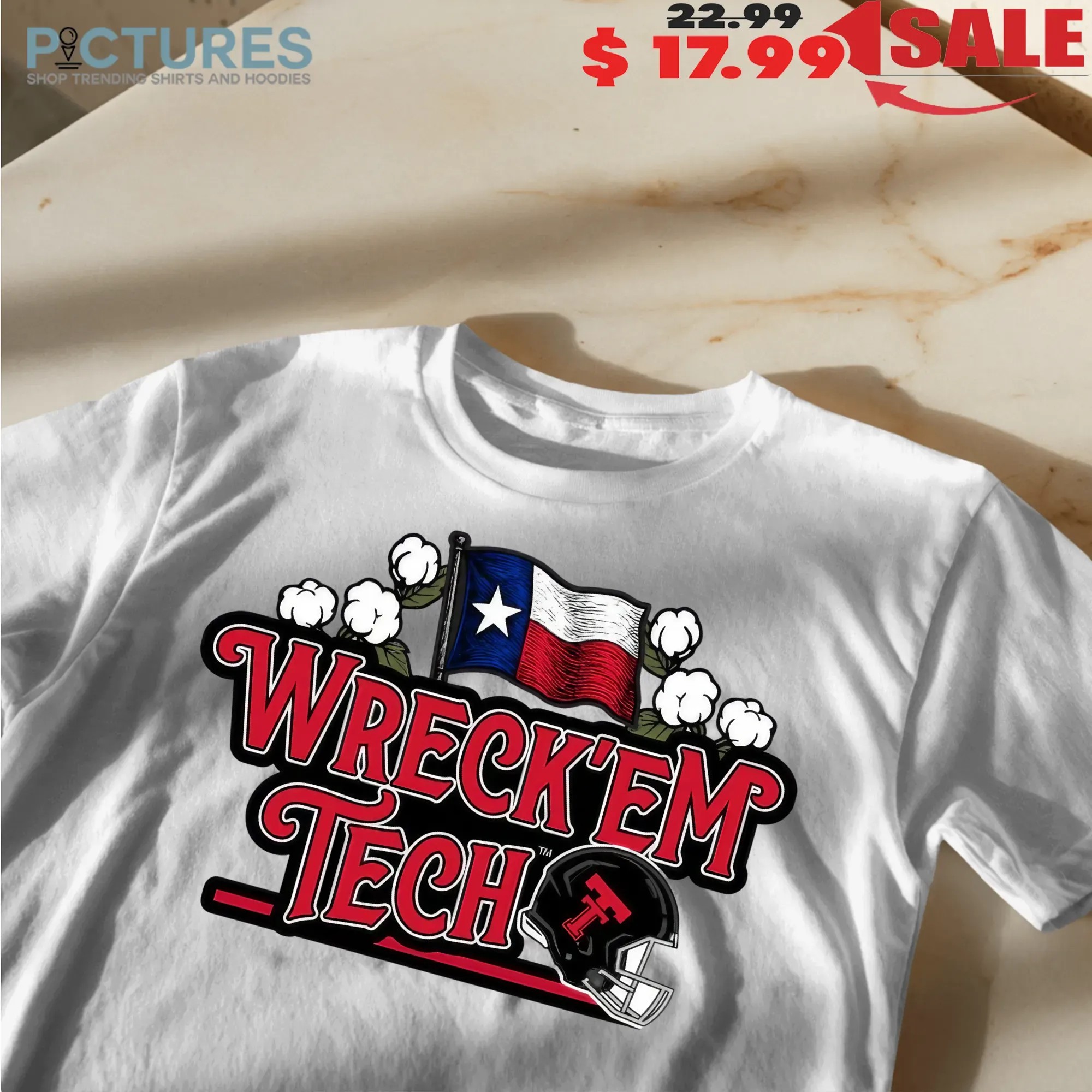 Wreck 'Em Tech Can't Beat Texas Cotton Celebrate Agriculture Gameday Texas Tech vs Kent State 2025 Jones AT&T Stadium September 6th 2025 T Shirt