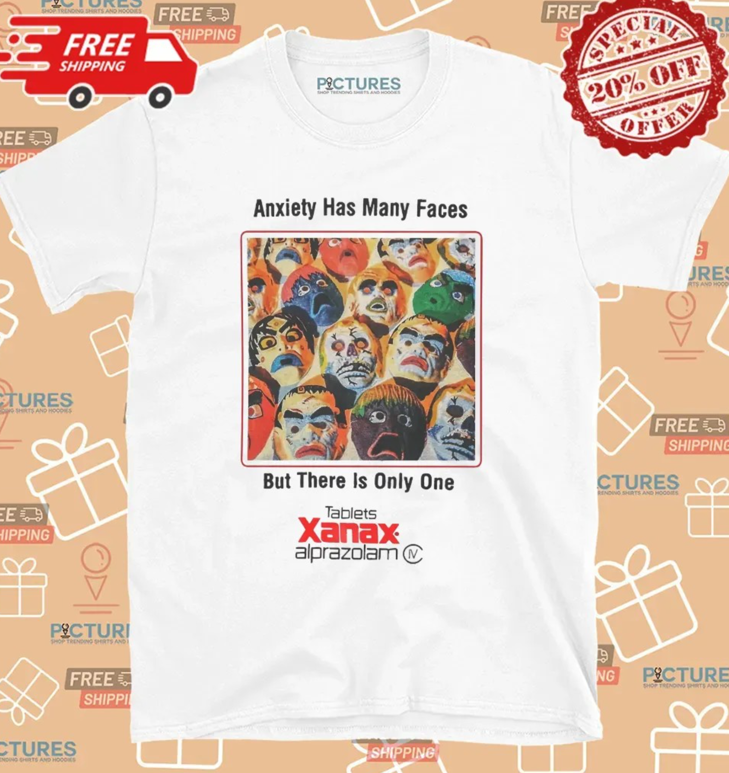 Harry Styles Sparks Conversation with "Anxiety" T-Shirt on London Stroll 2 Harry Styles Sparks Conversation with "Anxiety" T-Shirt on London Stroll 2 Picturestees Customized Gifts