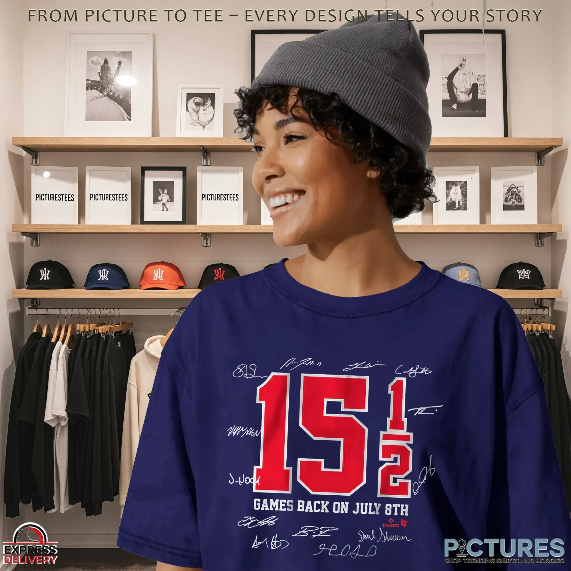 15.5 Game Comeback On July 8th Cleveland Guardians Baseball Signature T Shirt