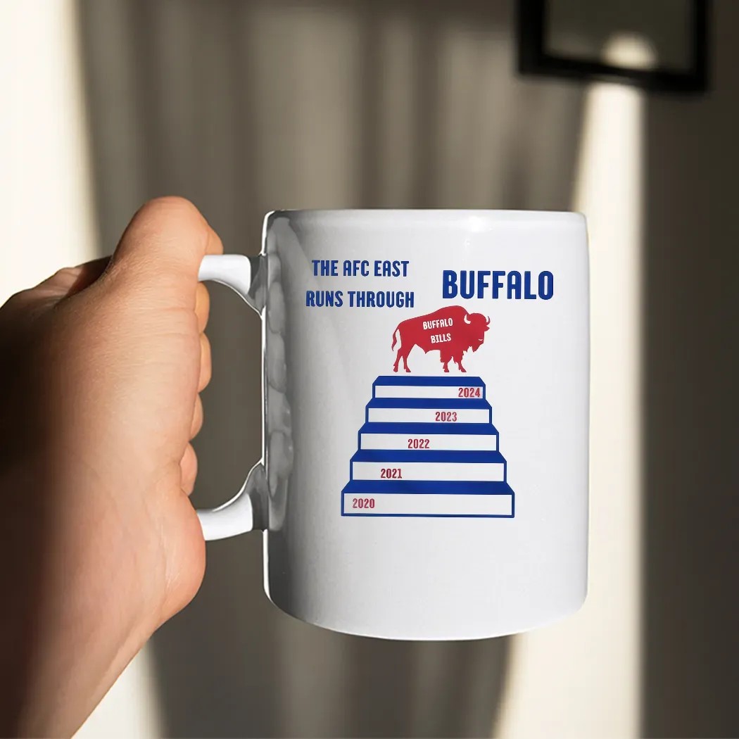 AFC East Run Through Buffalo Bills 5 Times Champs T Shirt