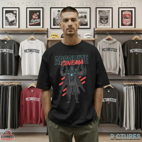 Absolute Cinema Cyberpunk Parody T Shirt