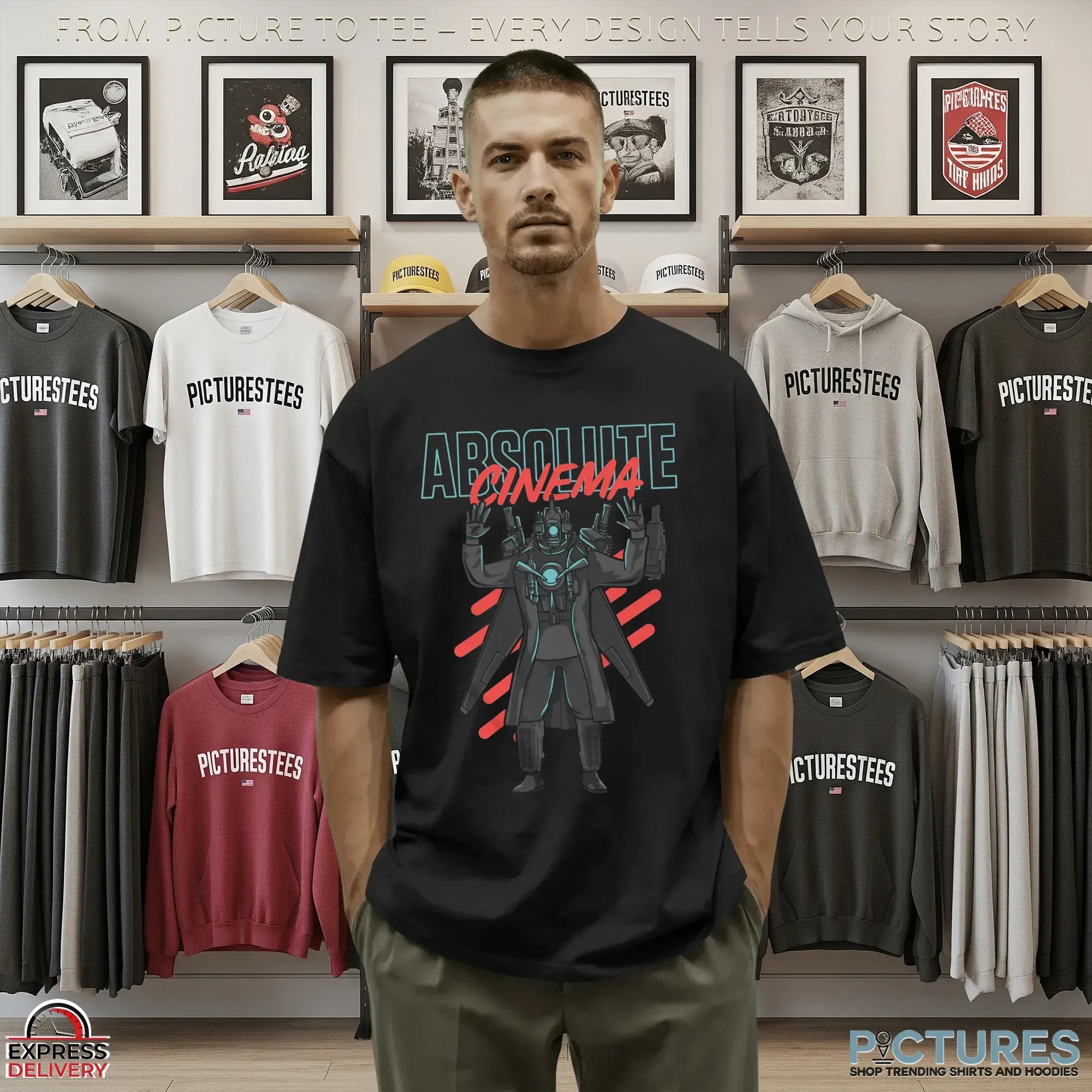 Absolute Cinema Cyberpunk Parody T Shirt